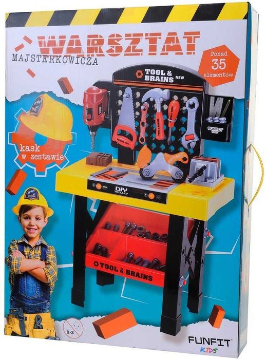 Warsztat majsterkowicza dla dzieci FUNFIT KIDS + Kask