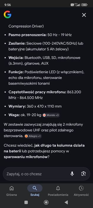 Sprzedam głośnik fenton ft 215 LED