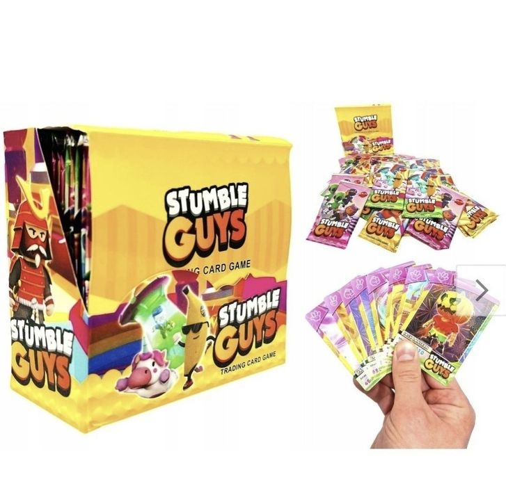 2x KARTY stumble guys - 2x 288 sztuk Cały Box całe opakowanie. Nowe