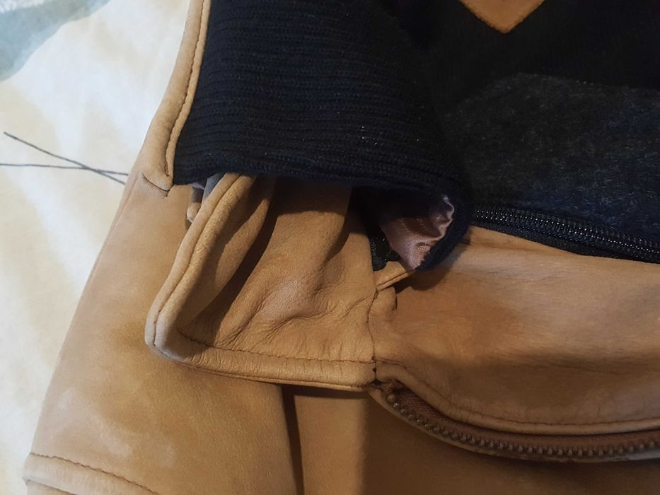 Куртка кожаная бренд Echtes Leder.