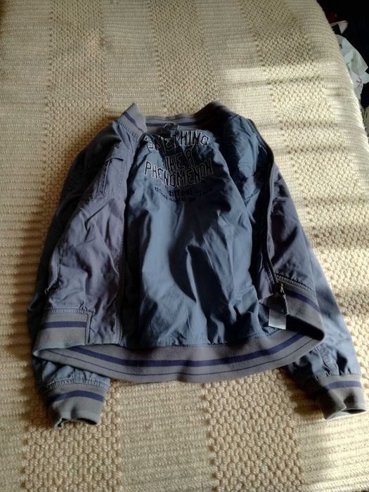 Blusão casaco bomber cinzento da Tiffosi