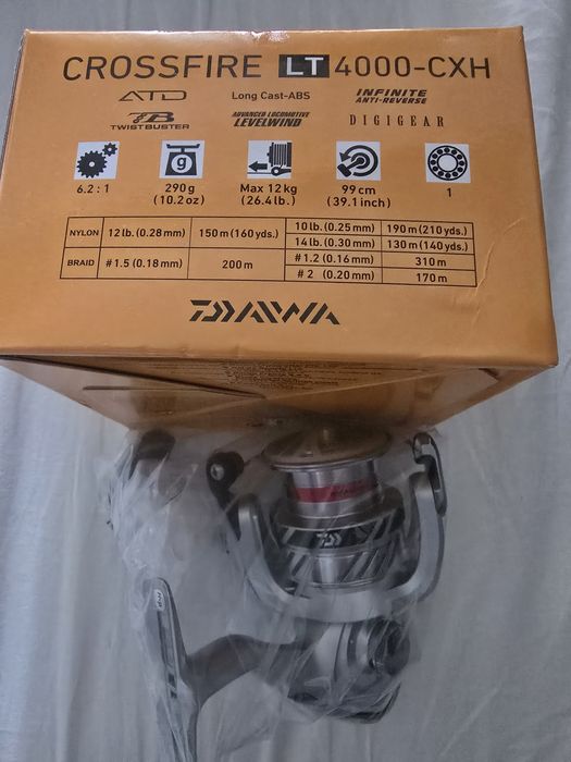 Daiwa crossfire lt 4000 cxh novo
