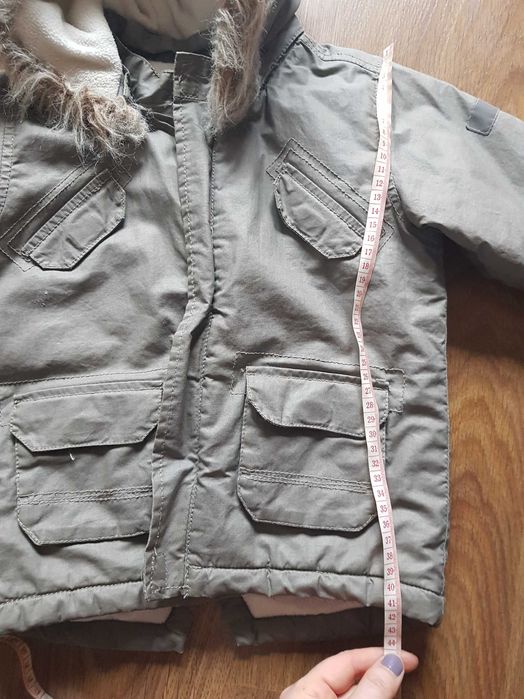 Kurtka H&M parka chlopieca r.86-92