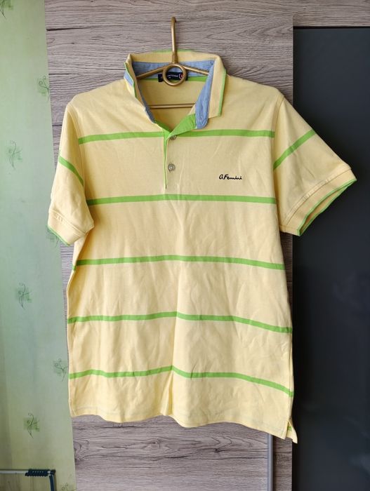 T-shirt męski m żółty