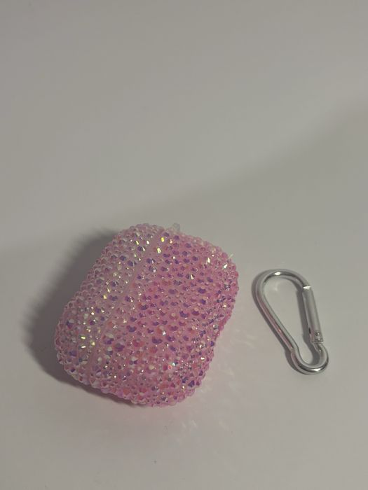 Etui do AirPods Pro 2 z kryształkami – Jasny róż / Luxury Glamour