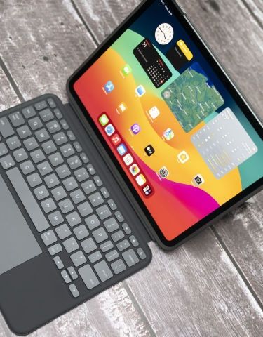 Logitech Combo Touch 12,9" US Grey - klawiatura do iPad 12,9" (piątej