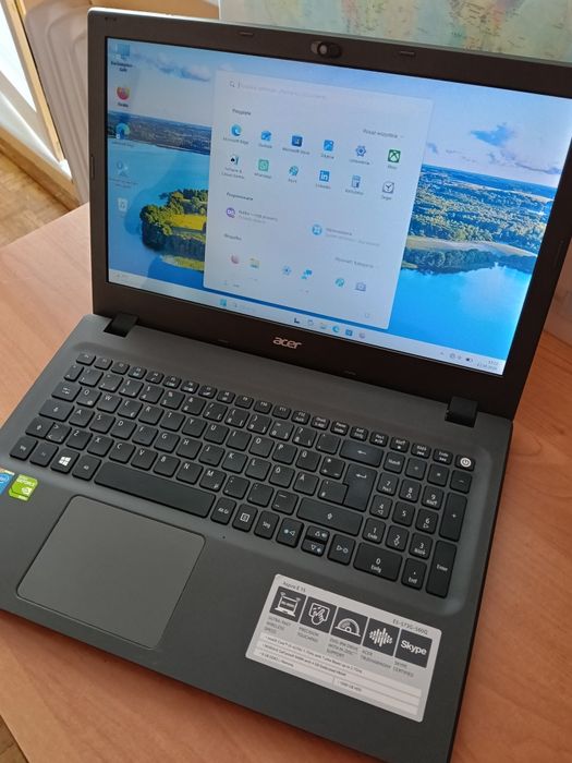 Acer e5 573g, dysk ssd,8gb ram,Nvidia 4gb, intel i5, Windows 11