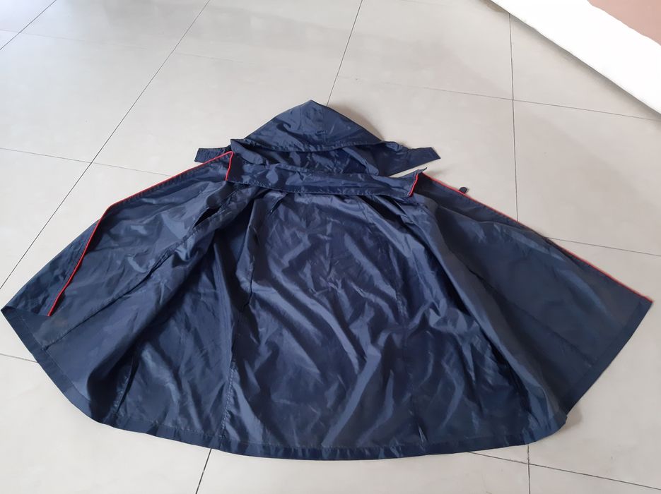 Женская накидка безрукавка с капишёном от дождя для прогулки р46 48 L