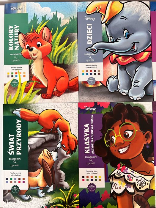 Розмальовка Дісней по номерах оригінал польське виданя