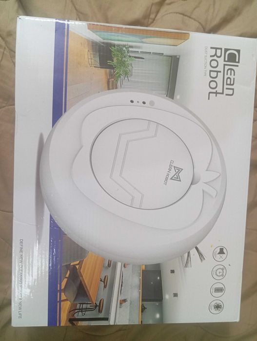 Robot aspirador branco