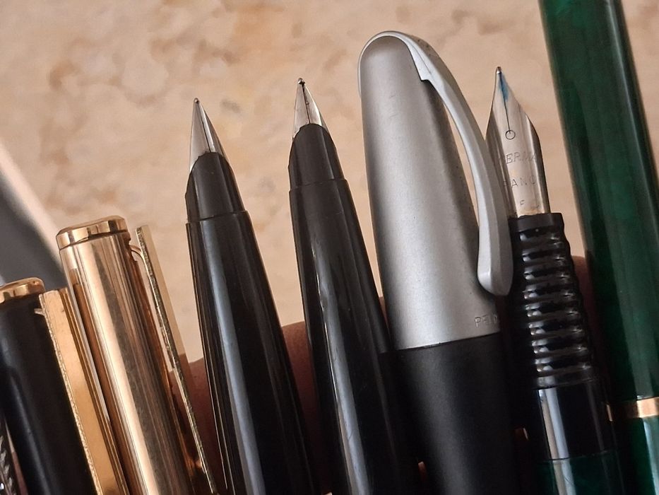 Lote de canetas Parker e Waterman