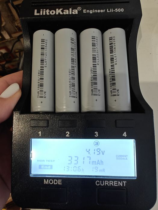 Акумулятор 18650 EVE INR18650-35V 3500mAh - 10.2A