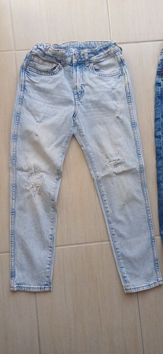 Jeansy chłopięce, rozm. 128, 2szt., H&M, Coolclub
