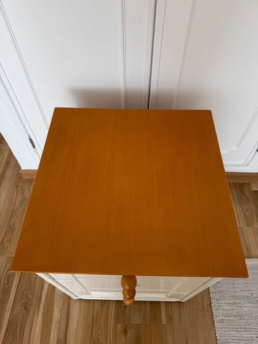 Cómoda c/3 gavetas, branco, 48x48x60 cm