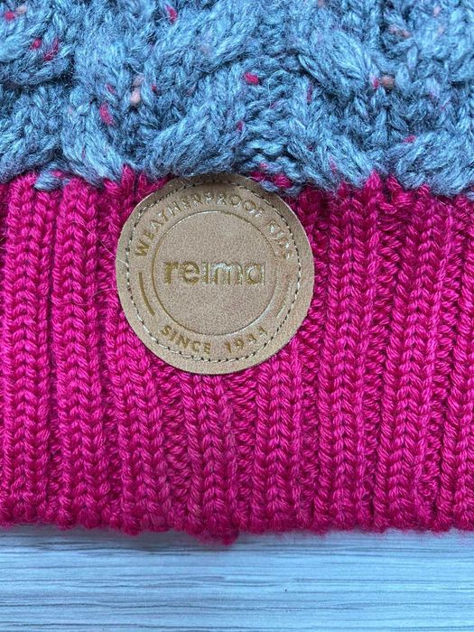 Czapka zimowa Reima rozmiar 48/50 wool wełna wełniana z pomponem