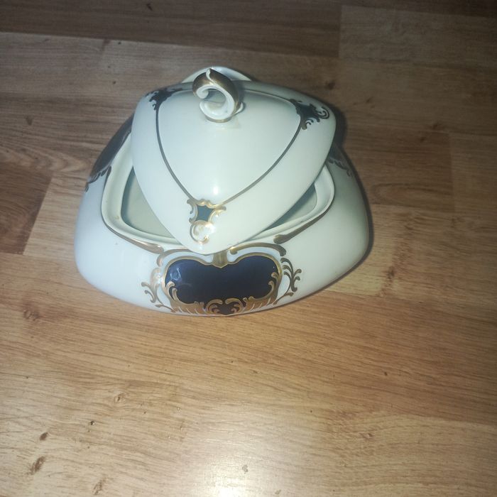 Maselniczka cekiernica Porcelana Prl