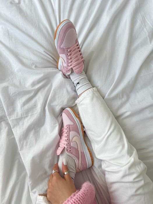 Женские кроссовки Nike Dunk Low Teddy Bear Pink 36-41 Новинка Сезона!