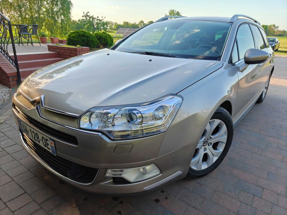 Citroen C5 2010 2.0 HDI Exclusive bixenon alu 17 elektryczna klapa PDC