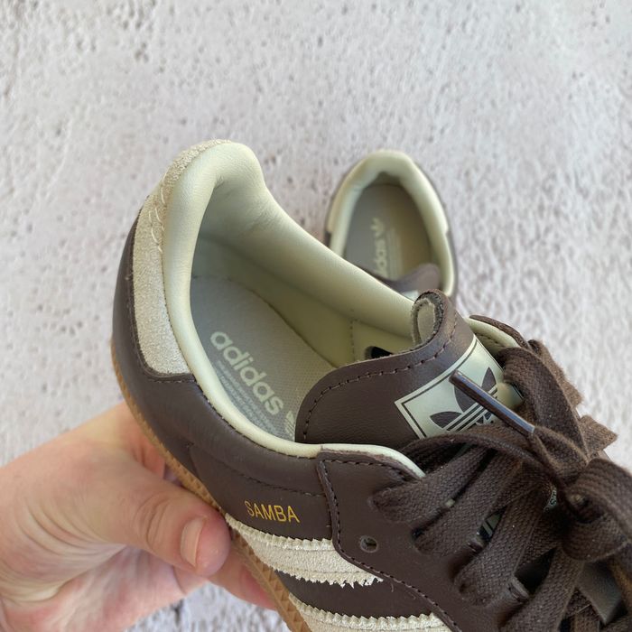 оригінал id1481 нові жіночі кеди adidas casual samba og brown