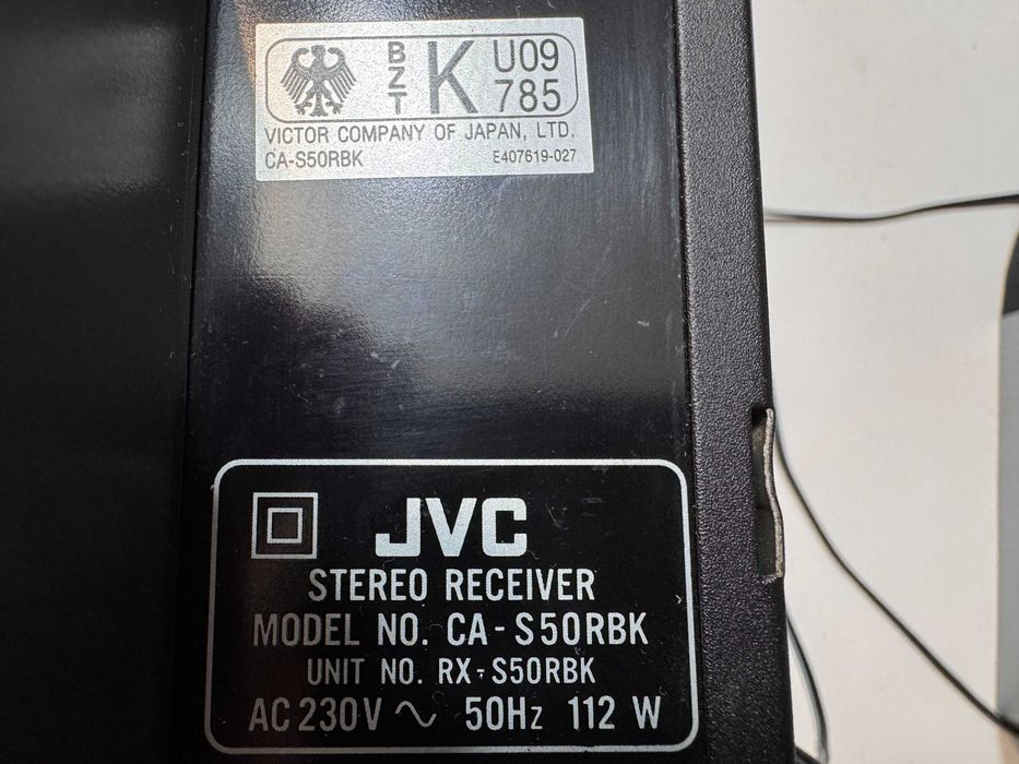 Музыкальный центр JVC CA-S50RBK, GERMANY, VICTOR company of Japan