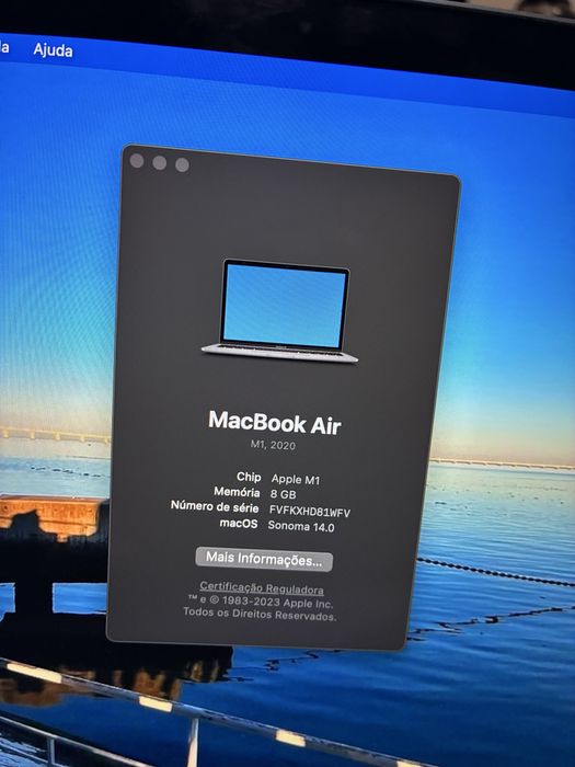 MacBook Air M1 2020 13,3” | 8GB RAM | SSD 256GB | Excelente Estado