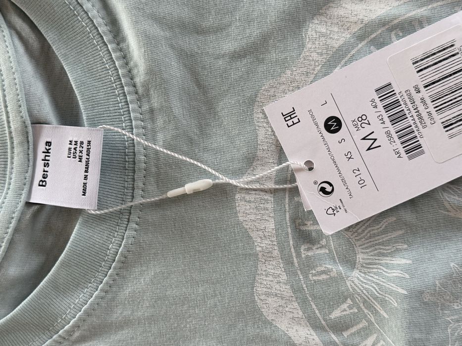 Bershka NOWY top koszulka M krótki Tshirt damski