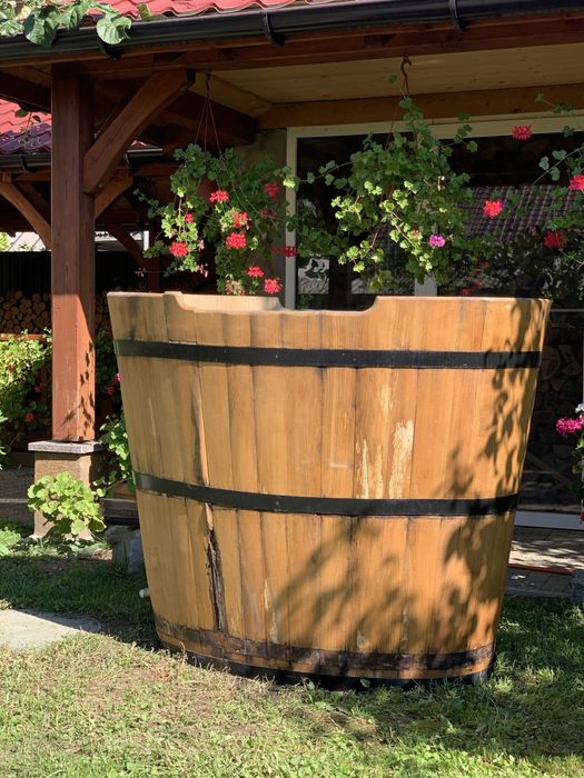 Купель, бочка дубова 138х85х112 для ДЕКОРУ