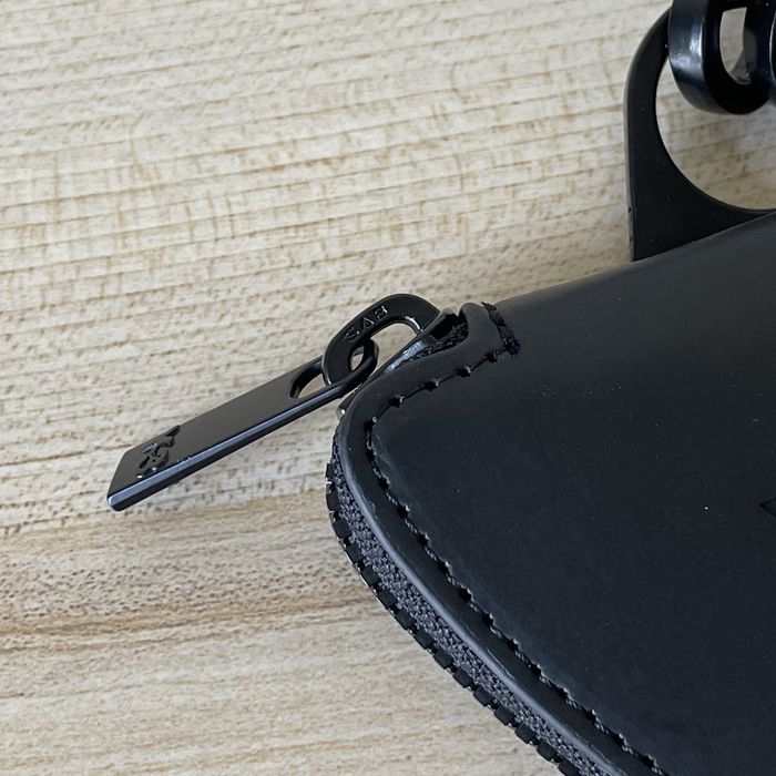 Шкіряний гаманець Y-3 Yohji Yamamoto Mini leather zippered coin purse