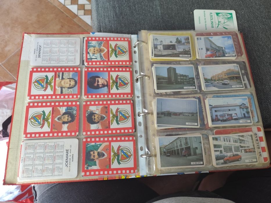 Álbum de Calendários de Bolso Vintage (Anos 80/90) - Benfica, Sumol, Tabaco,  Olá, Coca-Cola entre outros