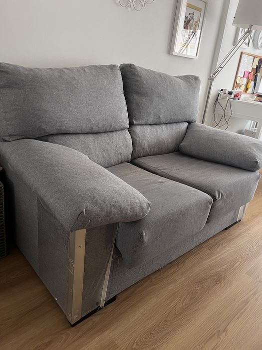 Sofa 2 lugares cinzento