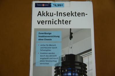 Ультрафиолетовой светильник Ideen Welt P8-RM-RMB от насекомых.Германия