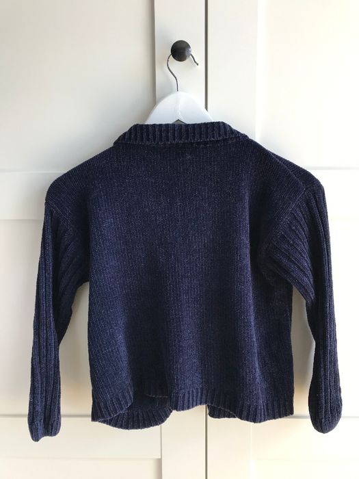 Sweterek granatowy dziewczęcy rozm. 116-122