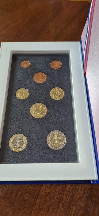 Conjunto de Moedas de Euro 2002. Monnaie de Paris