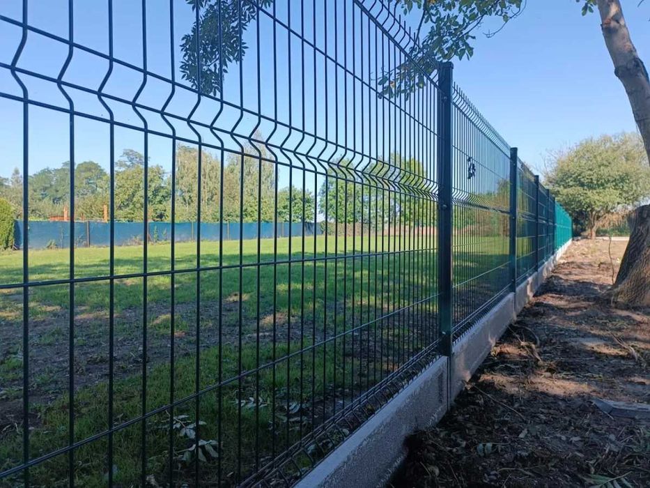PRZĘSŁO OGRODZENIOWE H=123  #4  L=2500  kompletne ogrodzenie