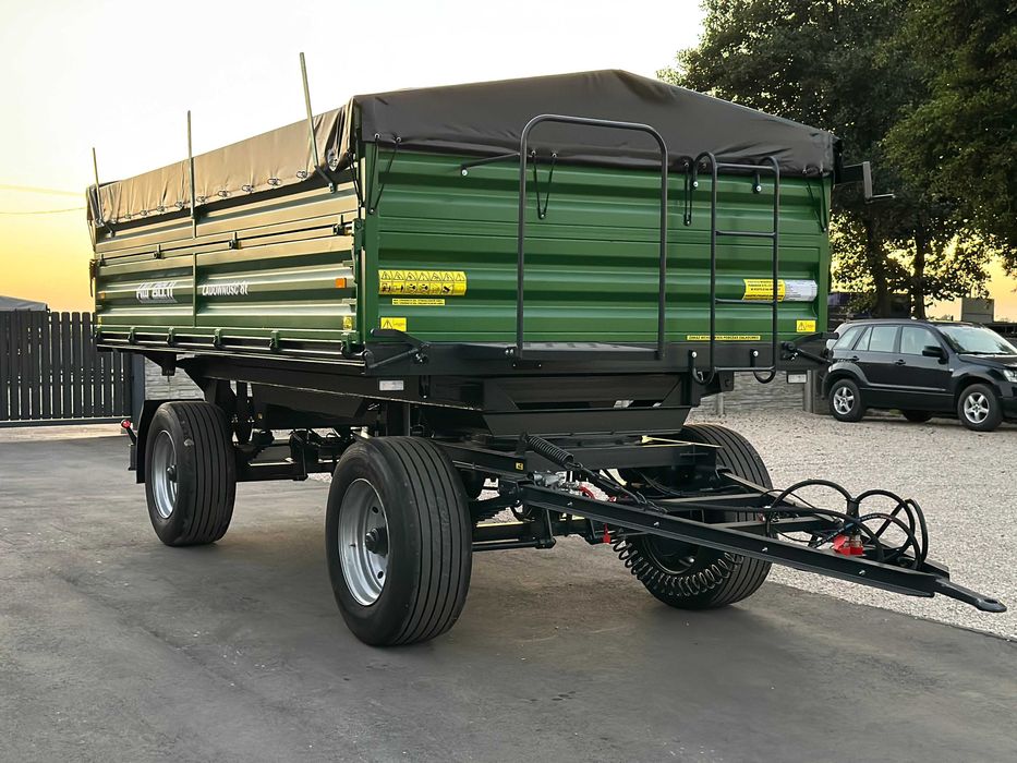 24Przyczepa Rolnicza HL HW 3 Stronny Wywrot Ładowność 8 T HW 8011