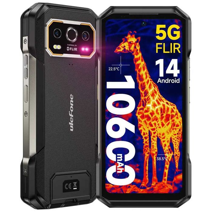 Защищенный смартфон Ulefone Armor 27T Pro Тепловизор 12/256Gb 10600mAh