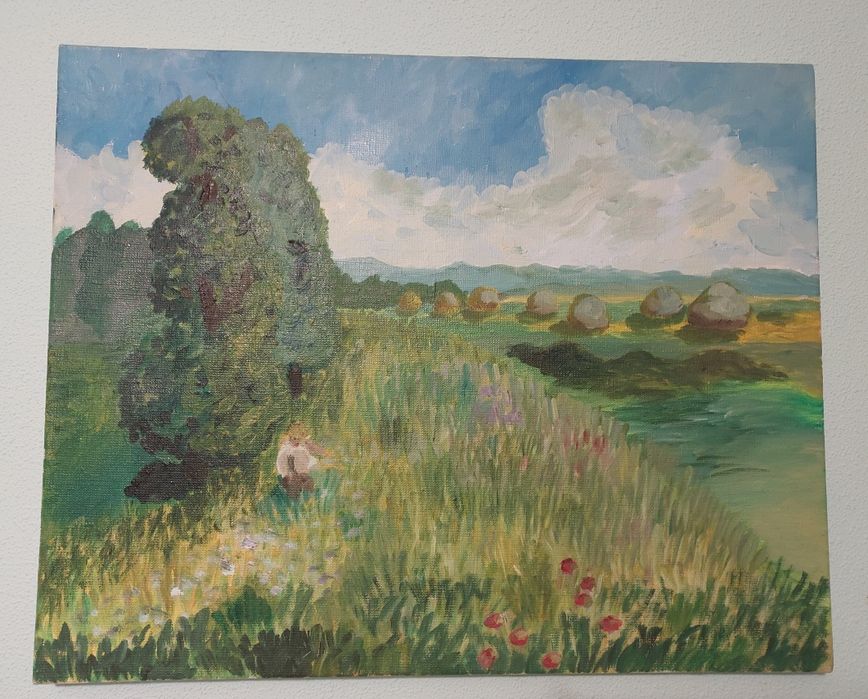 Картина намальована масляними фарбами