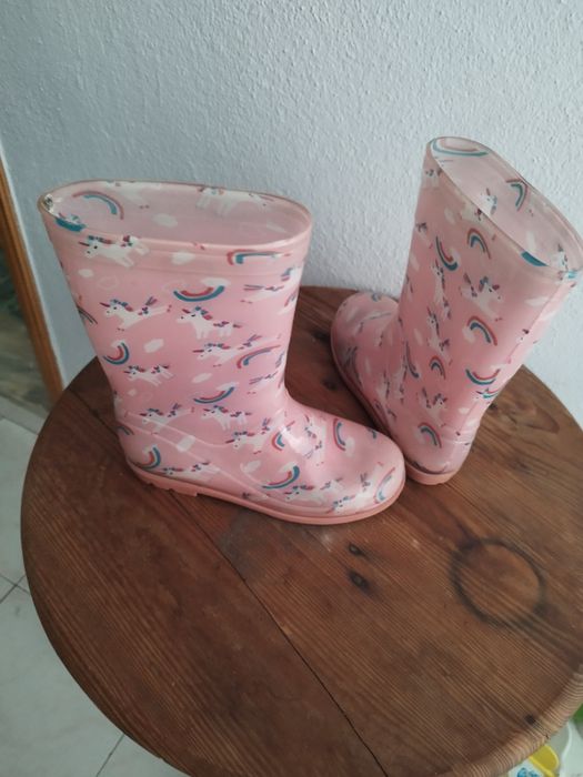 Girls' Unicorn Rain Boots, Size 33