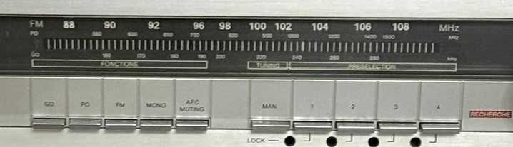 Tuner stereo Hi-Fi AS-632 przestrojony, przeskalowany! jedyny taki !