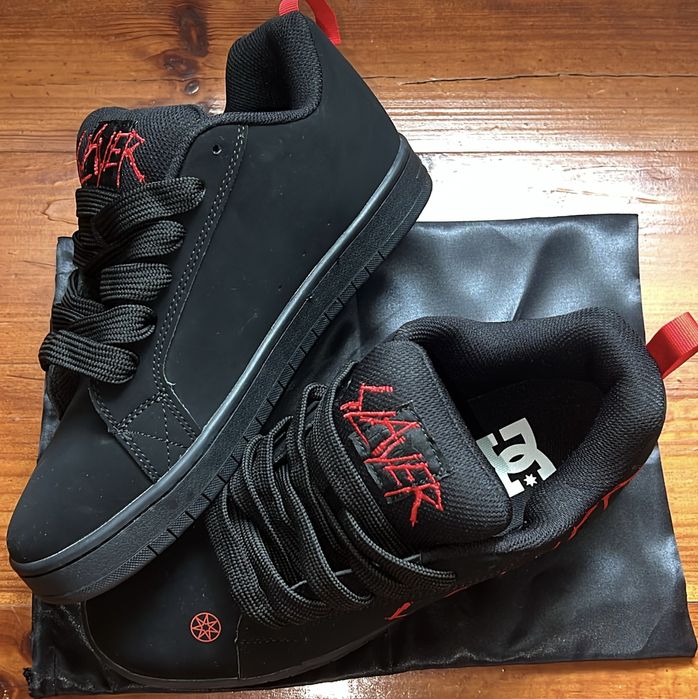 Кросівки чоловічі DC Slayer, розмір 43 устілка 27,5 см, нові чорні замша street/skate стиль