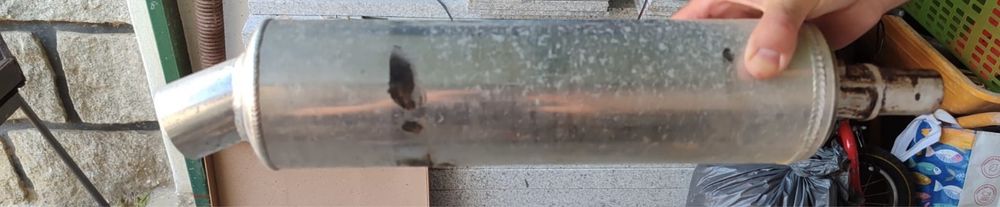 Escape de inox para moto 4