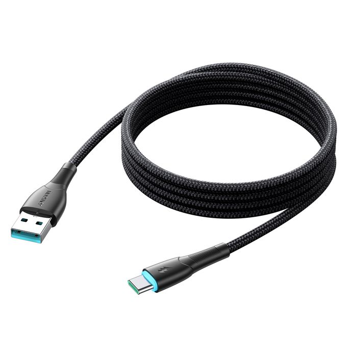 Kabel Joyroom Starry Series SA32-AC3 3A USB-A / USB-C 1m - czarny