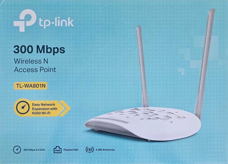 Access Point TP-Link TL-WA801N N300 com PoE Passivo - Como Novo
