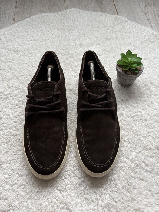 Мужские Замшевые Кеды Lacoste Sevrin 43р(28см)