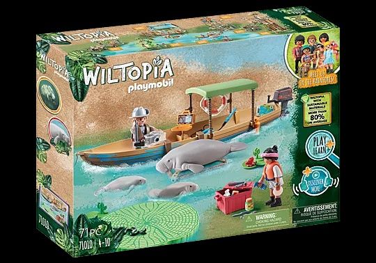 Playmobil Wiltopia - Boat Ride with the Manatees64737904946051124