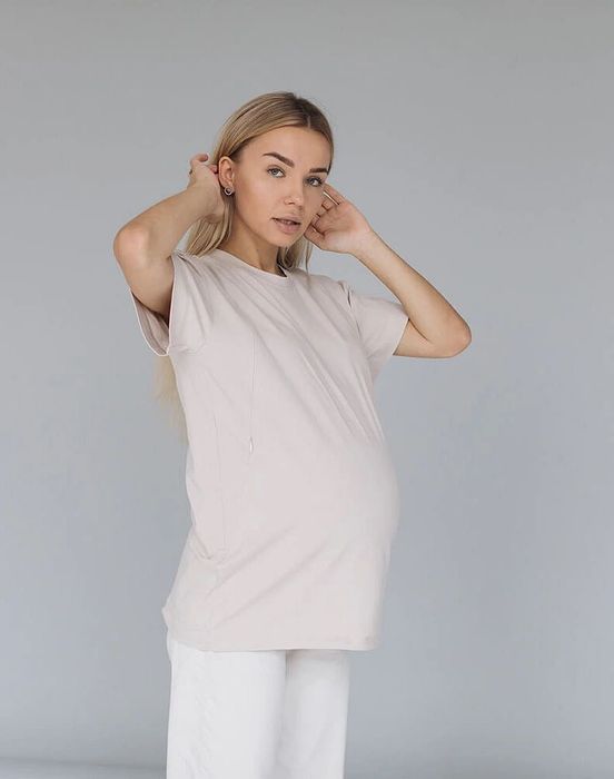 Koszulka ciążowa i do karmienia Love&Carry Oversize S | Nowa
