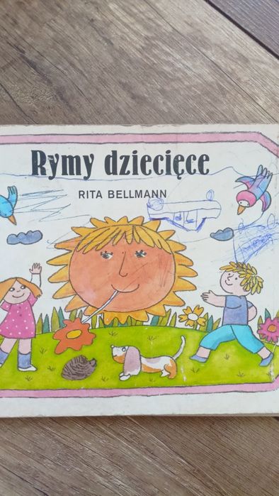 Stara książka wierszyki rymy dziecięce Rita Bellmann