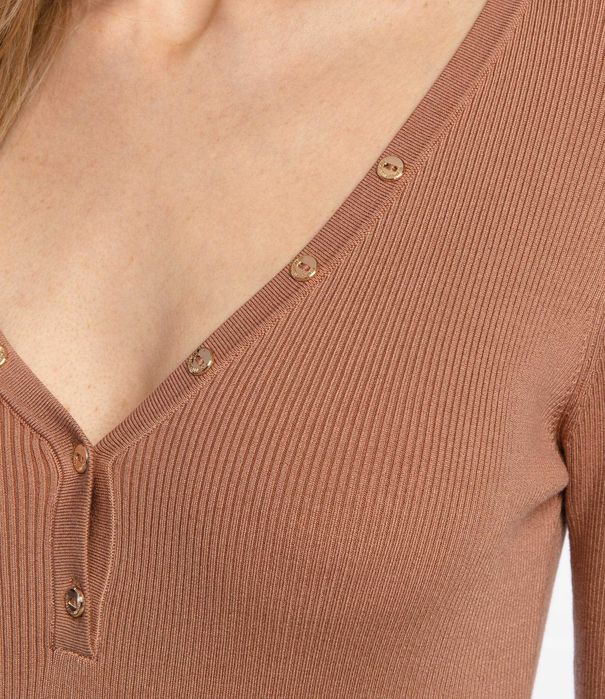 Dzianinowa sukienka Elisabetta Franchi midi