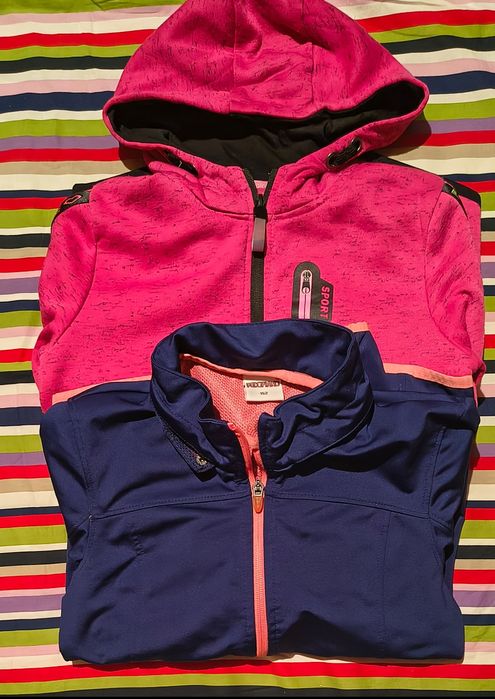 Softshell Pocopiano plus ocieplana bluza roz. 146-152