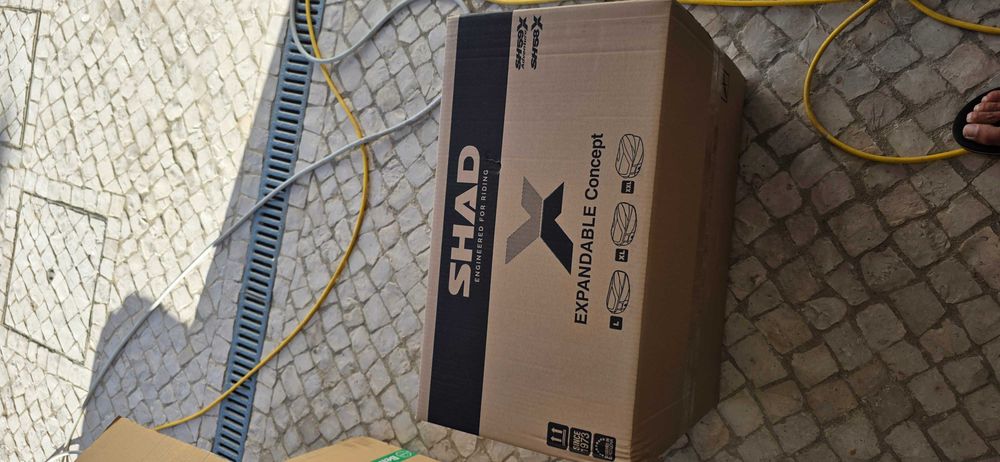 Mala Top Case SHAD SH58X Carbon - Nova na Caixa